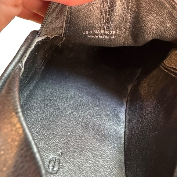 Vince Garvey Loafer Shoes Womens 8.5 Black Snake Leather Slip on - Picture 6 of 7